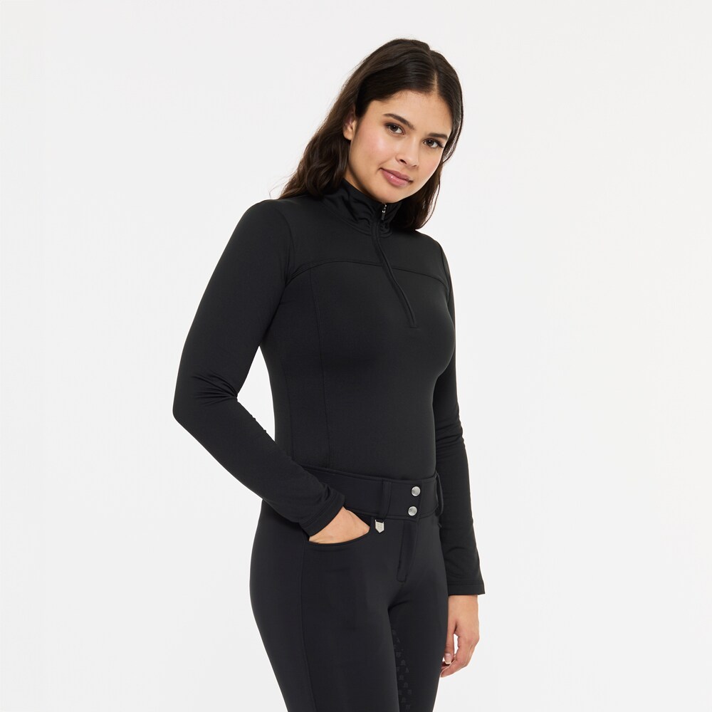 Top van functioneel materiaal  Ella half zip CRW®