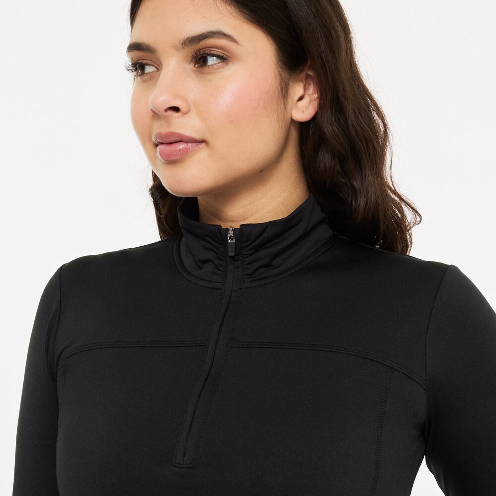 Top van functioneel materiaal  Ella half zip CRW®