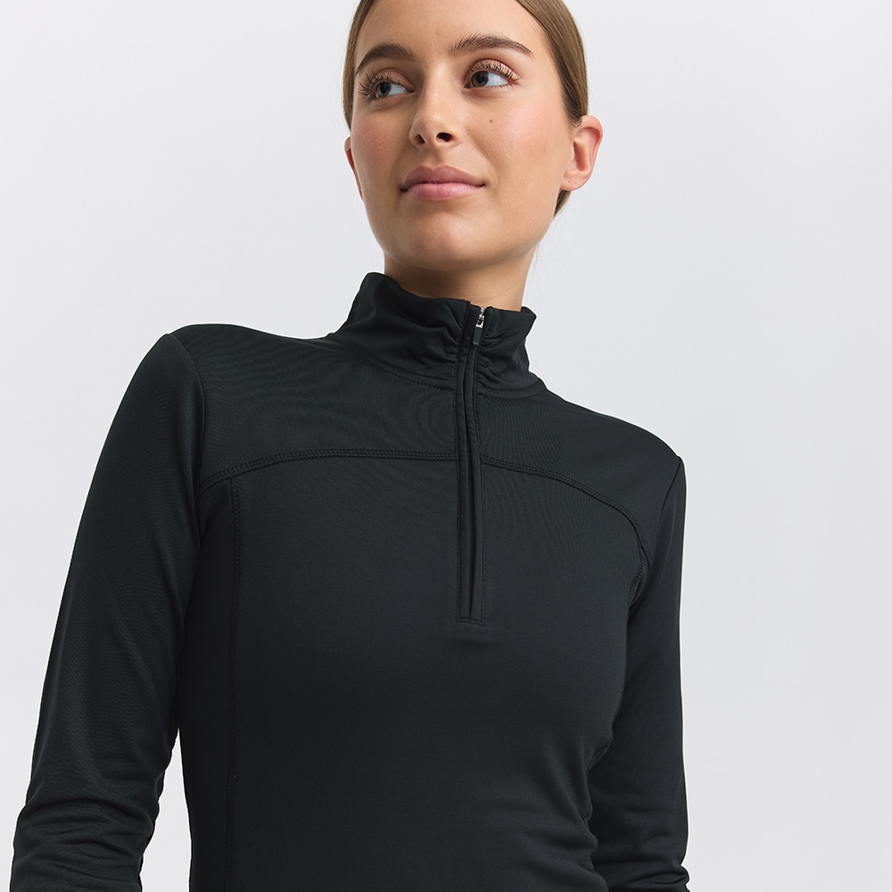 Top van functioneel materiaal  Ella half zip CRW®