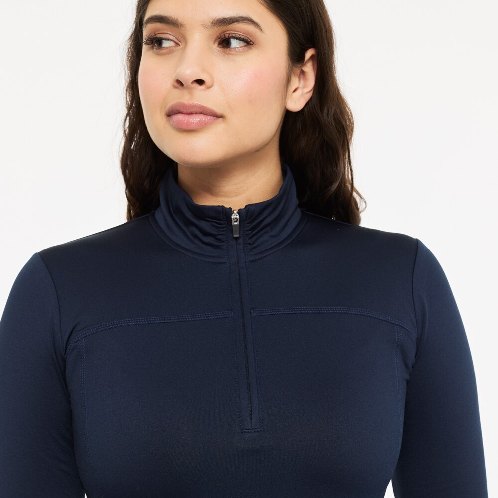 Top van functioneel materiaal  Ella half zip CRW®