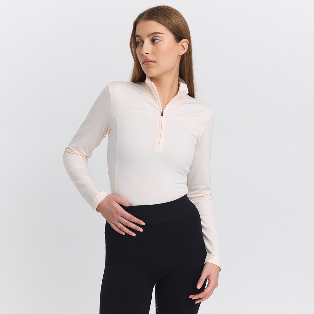 Top van functioneel materiaal  Ella half zip CRW®