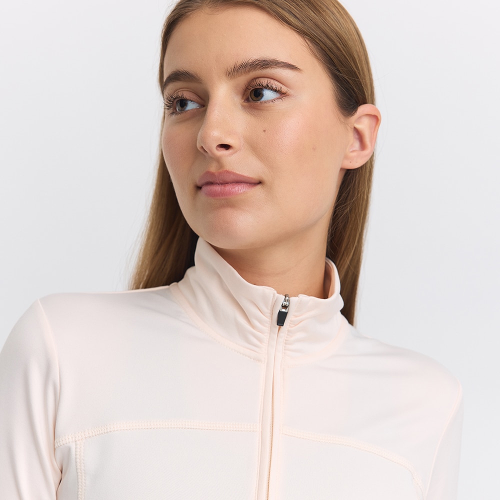 Top van functioneel materiaal  Ella half zip CRW®